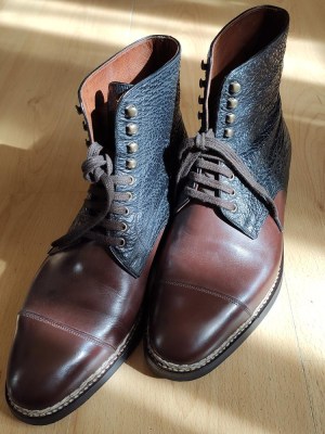 derby boots with shark shaft and norwegian welt for VA (1)